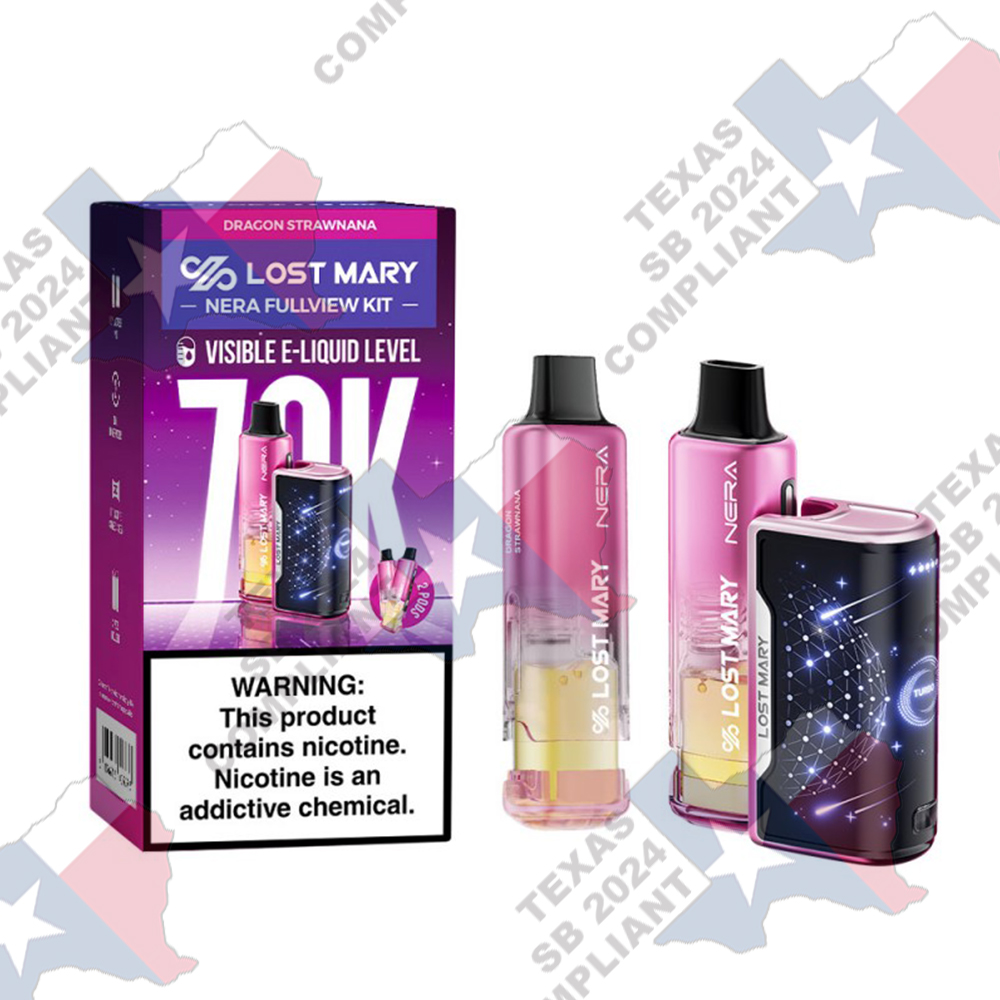 Lost Mary NERA Fullview Kit 70000 Puffs 5pk - SB2024 Compliant