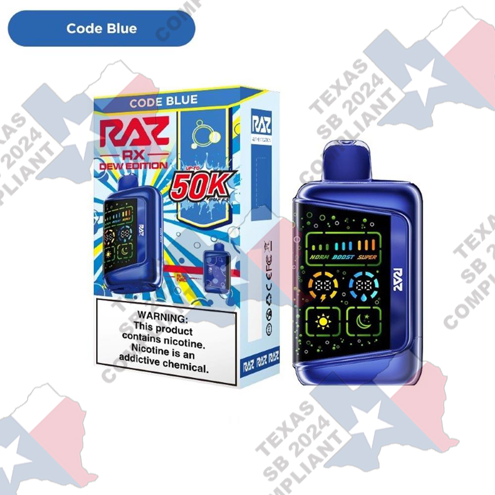 RAZ RX 50000 Puffs 5pk - SB2024 Compliant